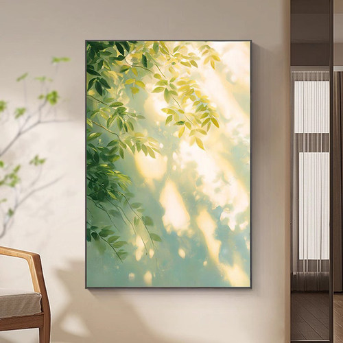 奶油风植物花卉客厅装饰画