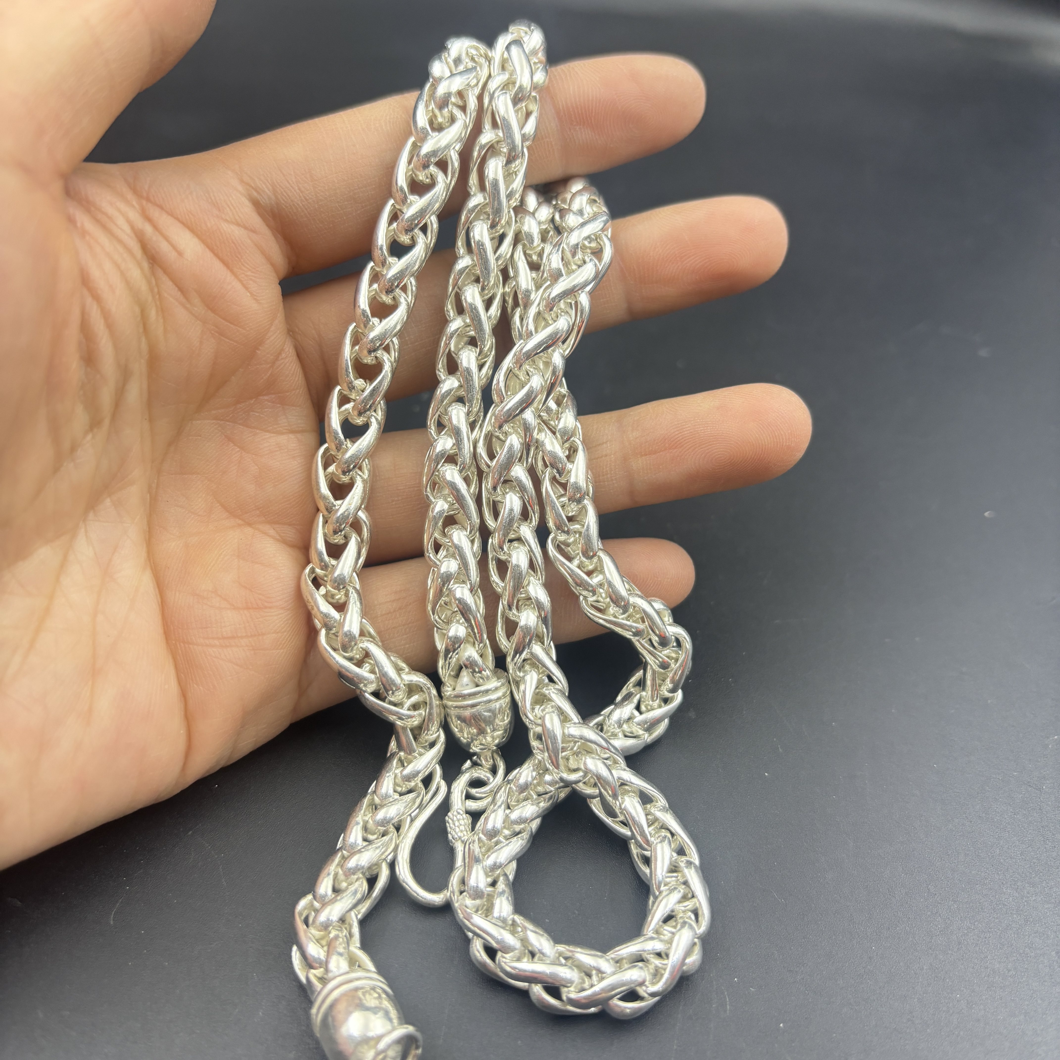 古玩杂项收藏仿古大清乾隆年制链子锁骨链项链配件