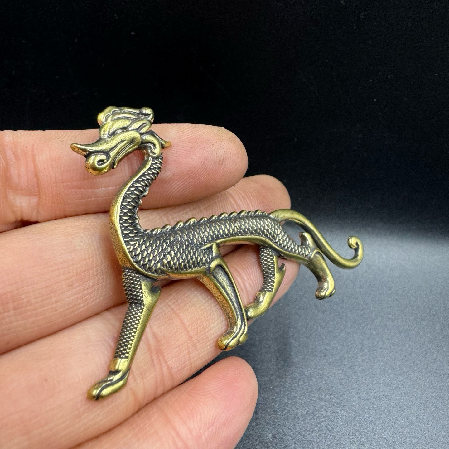 西安文创纪念品陕历博馆藏唐赤金走龙3d铜龙中国风立体冰箱贴