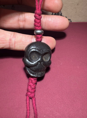 仿古复古做旧老物件藏族密宗天铁托甲阿丹项链吊坠挂件文玩配饰