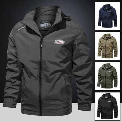 春季纯色中青年防水冲锋衣