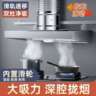 滑轨式出租房抽油烟机家用大吸力排气扇强力换气扇厨房简易油烟机