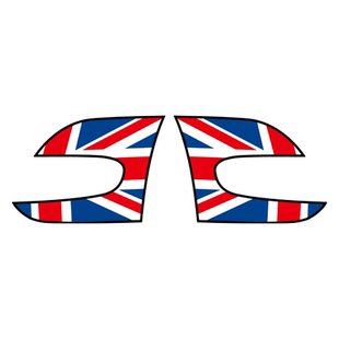 迷你改装MINI COOPER英伦风叶子板贴纸 侧舷窗翼子板拉花装饰