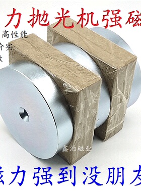 磁力抛光机强磁研磨机专用强磁铁钕铁硼耐高温N52H120*20/100X20