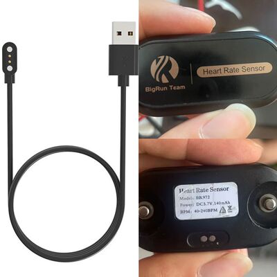 适Bijrun Team心率传感器heart rate sensor Br972心率带充电器线