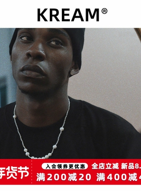 KREAM原创 真正品 明星同款复古天然贝珠珍珠项链男女锁骨链