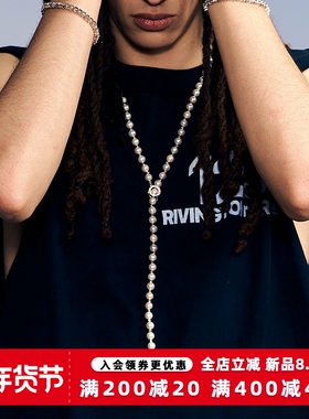 KREAM 多种戴法 可调节 加长贝珠珍珠项链男嘻哈女同款