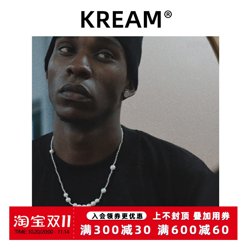 kream原创真正明星贝珠锁骨链
