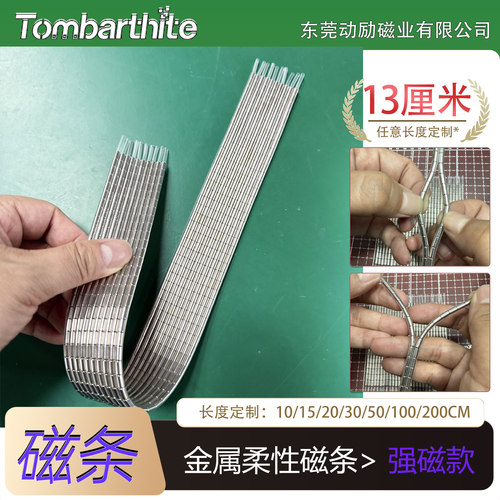 PVC管装拉链磁铁3mm/10cm