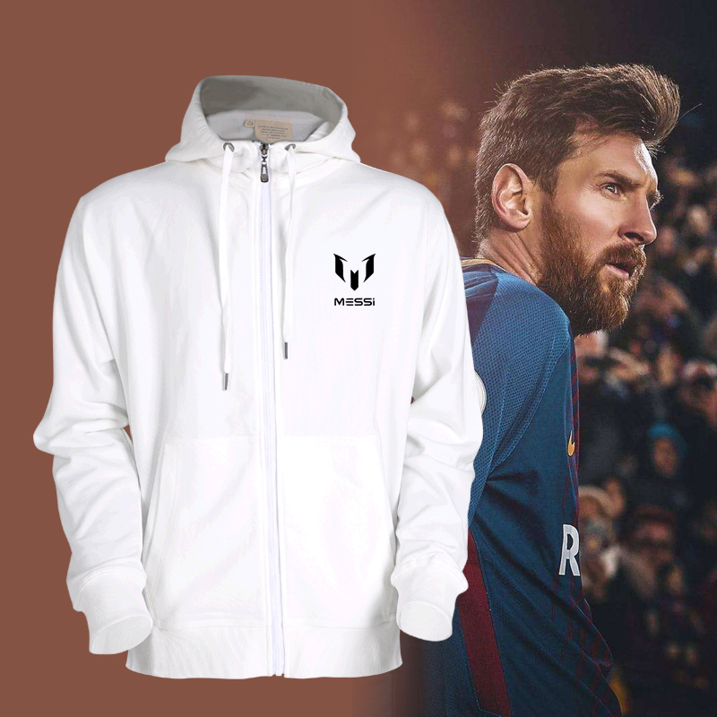 巴萨欧冠梅西messi秋冬开衫卫衣