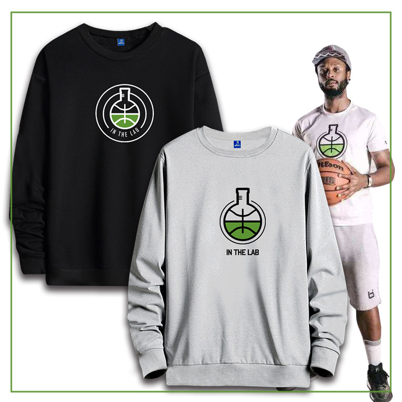 ballislife in the lab德文运动外套秋冬宽松训练圆领套头卫衣男