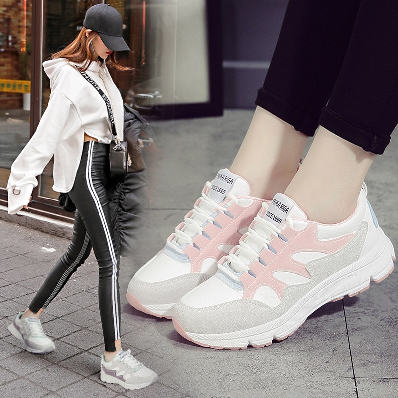 2018新款学生运动鞋女韩版ulzzang百搭原宿老爹鞋秋季跑步鞋女鞋在类目 女鞋, 低帮鞋中 - 来自Buy2taobao.com提供专业的淘宝代购服务