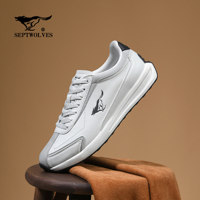 七匹狼冬季厚底德训男士休闲鞋