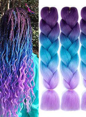 Synthetic African Braided Ombre Braiding Hair Braid Hair Ext