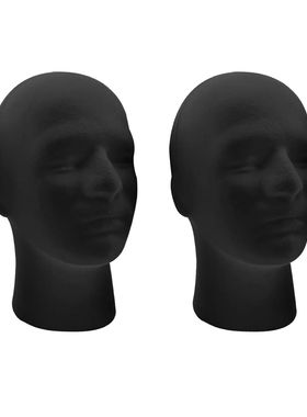 Male Mannequin Head Display Stand Model Easy to Carry Durabl