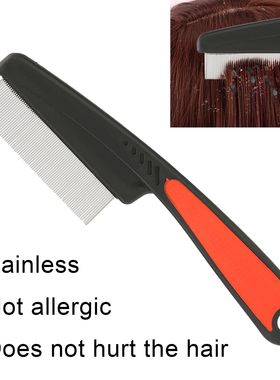 Head Lice Comb Lice Nit Removal Hair Comb Stainless Steel Fi