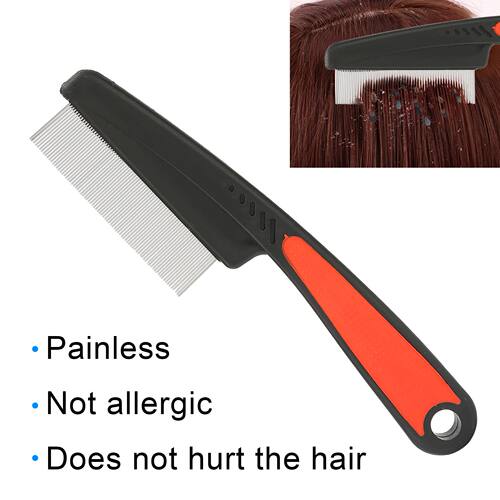 Head Lice Comb Lice Nit Removal Hair Comb Stainless Steel Fi
