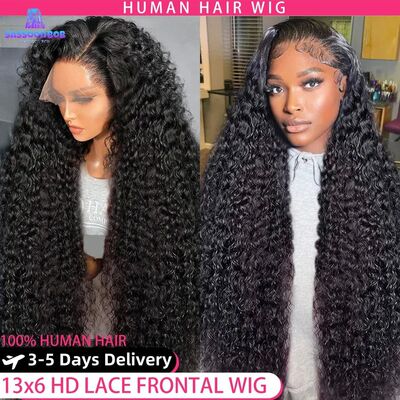 40 Inch Deep Wave Wigs Human Hair 13x4 13x6 Hd Lace Frontal