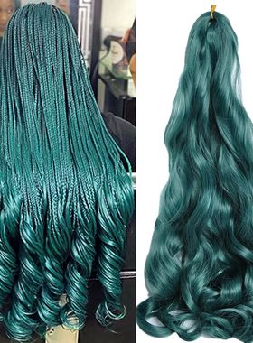 French Curls Braiding Hair Extensions 24Inch Synthetic Curl