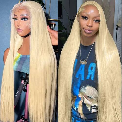 Rosabeauty 40 Inch 13x4 Straight 613 Hd Honey Blonde Lace Fr