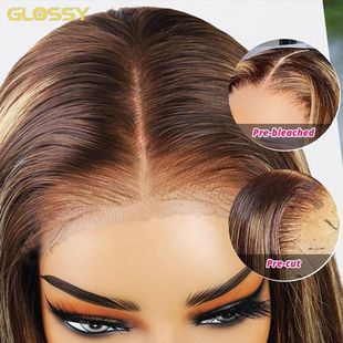 Highlight Glueless Wig Human Hair Ready To Wear And Go For W