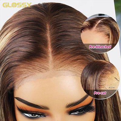Highlight Glueless Wig Human Hair Ready To Wear And Go For W