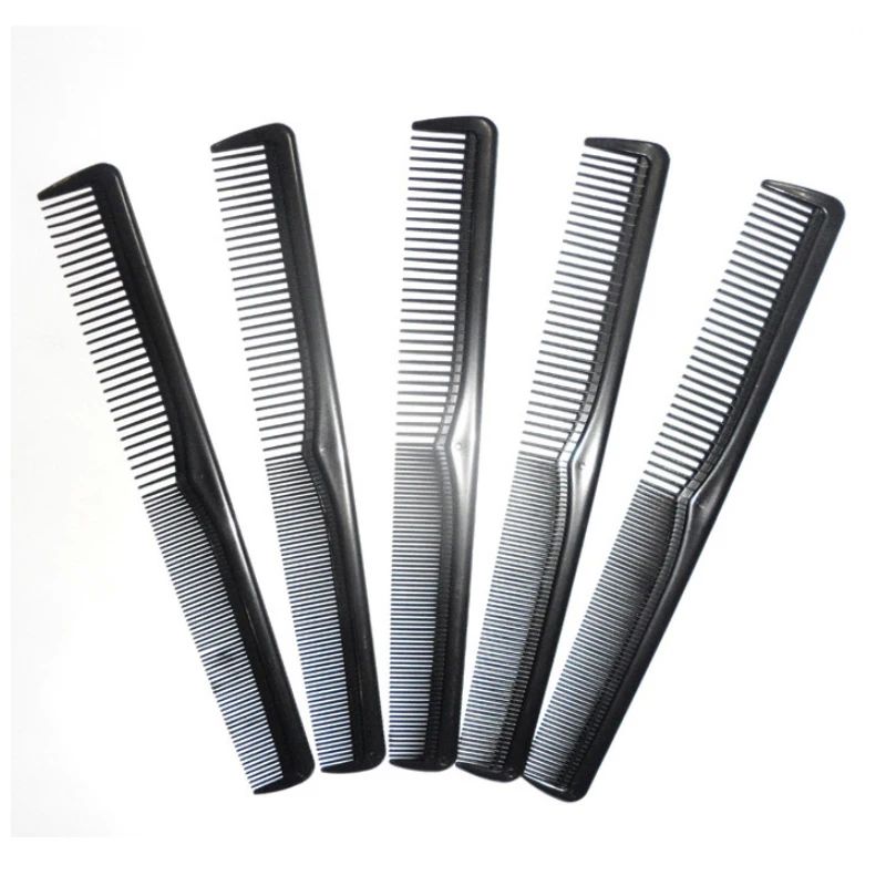 5 Pieces Fine Cutting Wide Tooth Hair Barber Carbon Fiber Sa