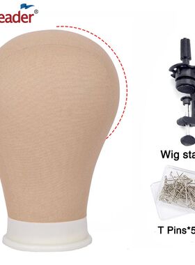 Alileader Canvas Block Poly Head Wig Making Head Weft/Wig Di