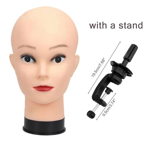 Bald mannequin head stand DOLL Mannequin Head for Caps Wigs