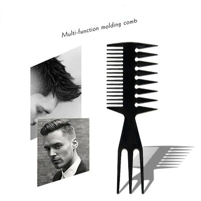 Professional Double Side Tooth Combs Fish Bone Shape Hair Br