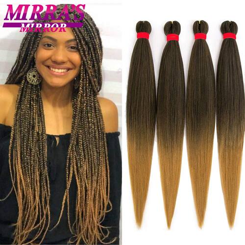 Braid Hair Pre stretched Easy Braid Ombre Synthetic Braids E