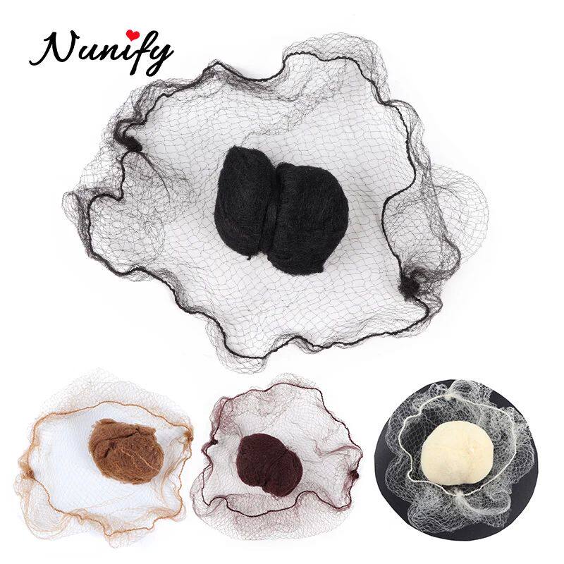 Nunify Black Color Fish Hair Net Styling Invisible Disposibl