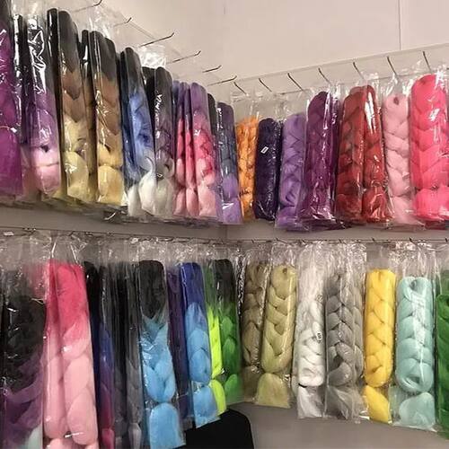 Synthetic Kanekalon Crochet Hair Braiding Hair Pre Stretched