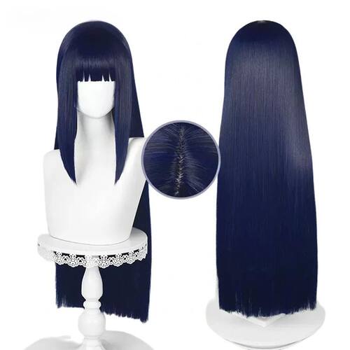 Synthetic Wig New! Anime Hyuga Hinata Straight Synthetic Hai