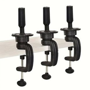3Pcs Mannequin Head Stand Black Mini Wig Head Stand Table Cl