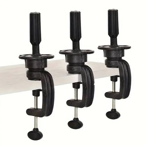 3Pcs Mannequin Head Stand Black Mini Wig Head Stand Table Cl