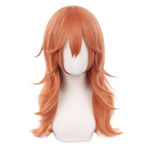 Anime Chainsaw Man Cosplay Angel Devil Cosplay Orange Brown