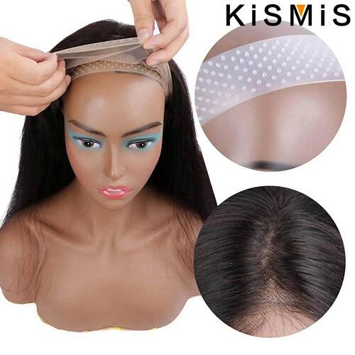 KISMIS 1PC Headband Adjustable Silicone Wig Band For Lace Fr