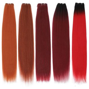 Bug Color Bone Straight Hair Bundles Salon Natural Hair Exte