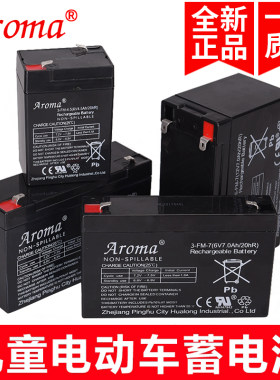 aroma电动玩具车蓄电池电瓶4.5A