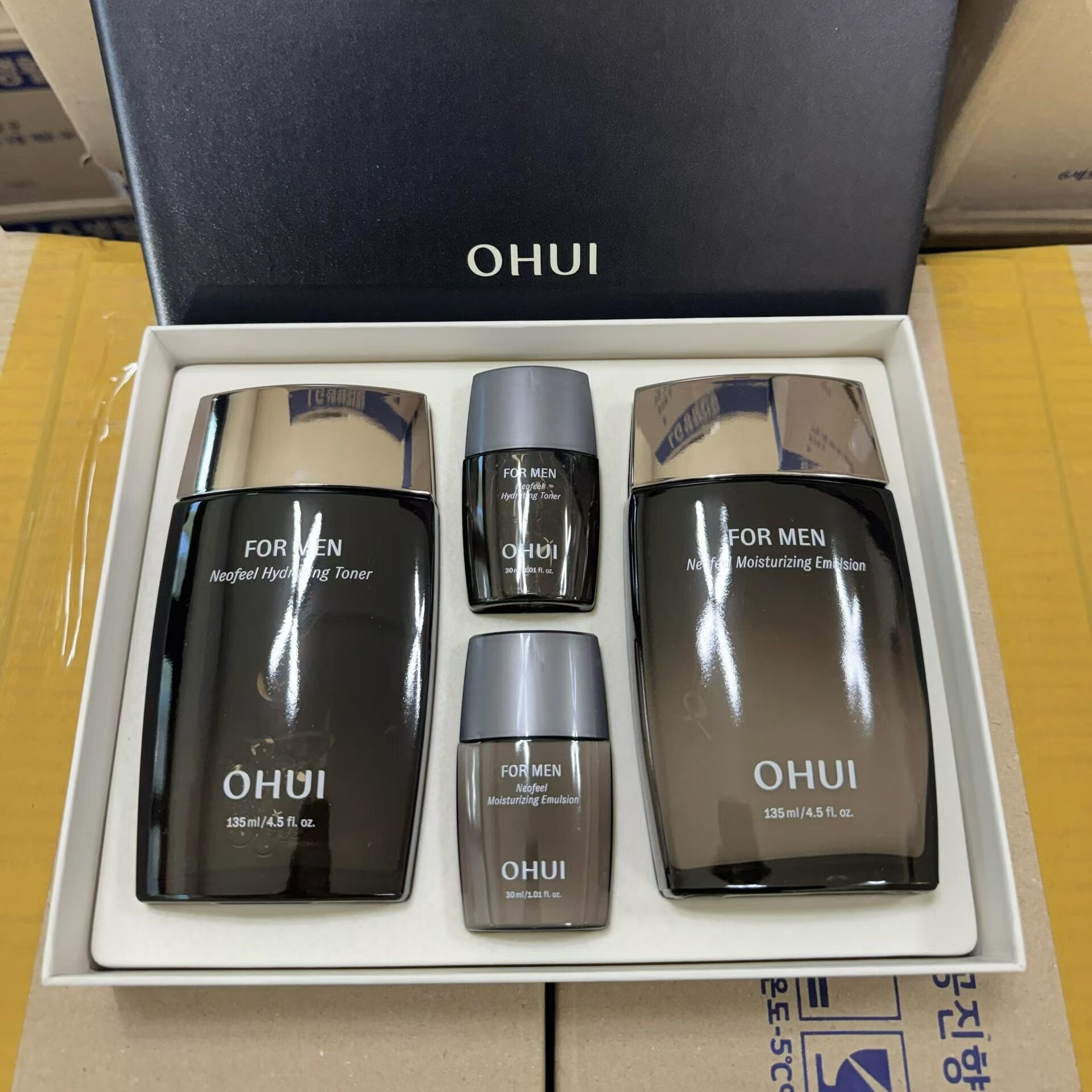 欧惠男士清爽水乳两件套补水保湿控油收缩毛孔