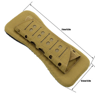 激光切割战术肩垫透气战术背心肩垫肩部缓冲防滑衬垫户外肩带肩垫