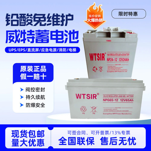 WTSIR威特蓄电池NP/NPG12V全系列
