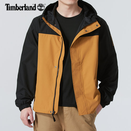 Timberland添柏岚冲锋衣男25秋季新款户外单层防水夹克外套A44XJ