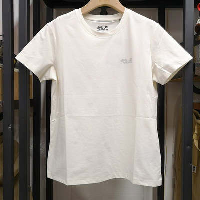 JackWolfskin狼爪t恤女士26春夏户外休闲圆领透气短袖上衣A66015