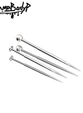 Shinma外螺纹外牙辅助引导针杆穿引杆牵引杆唇钉舌钉耳钉辅助工具