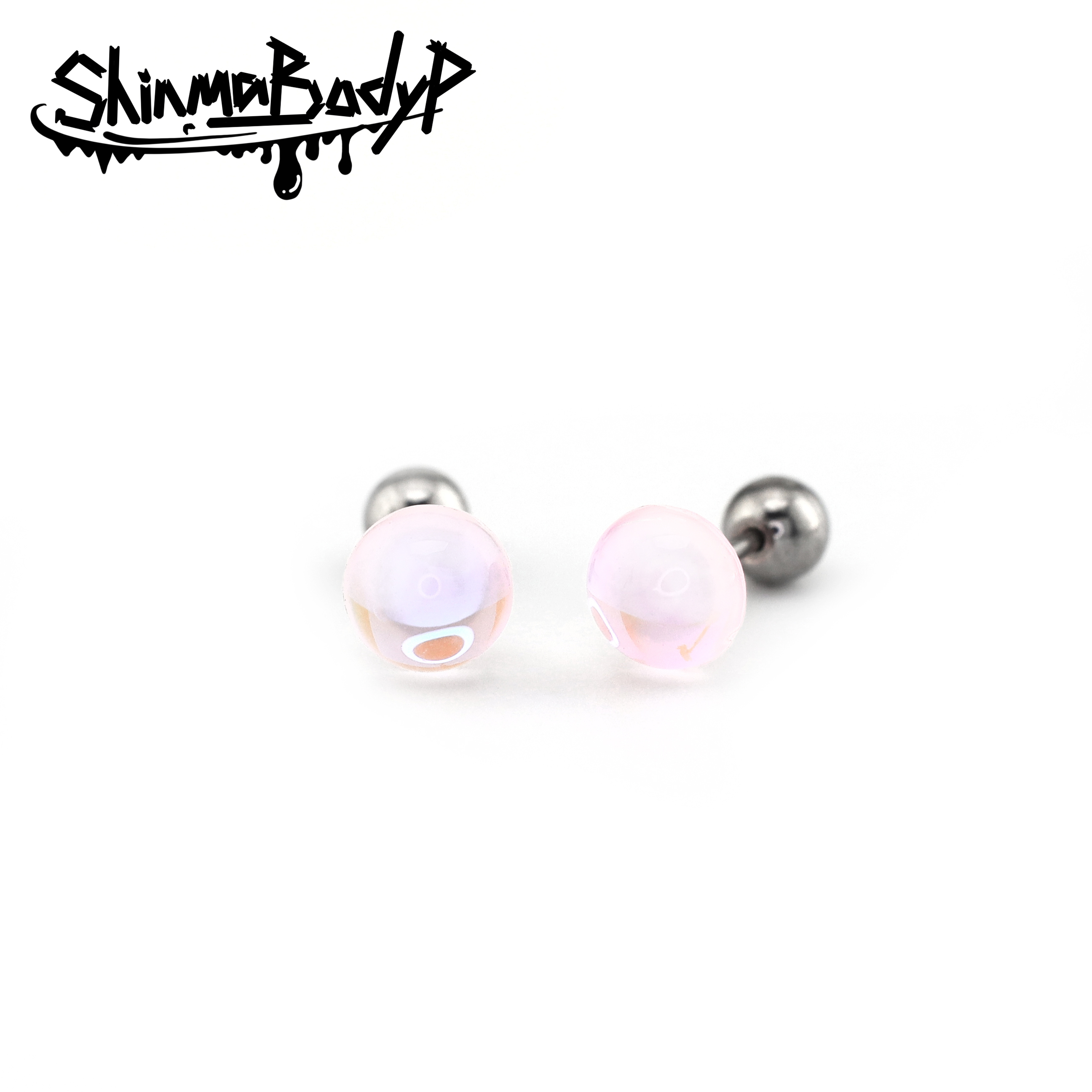Shinma水珠0.8mm耳钉耳骨钉