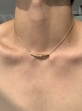 钛钢钛钢细链情侣不掉色