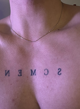 SCMEN s999银素链项链冷淡风小众设计感简约时尚裸链基础链颈链