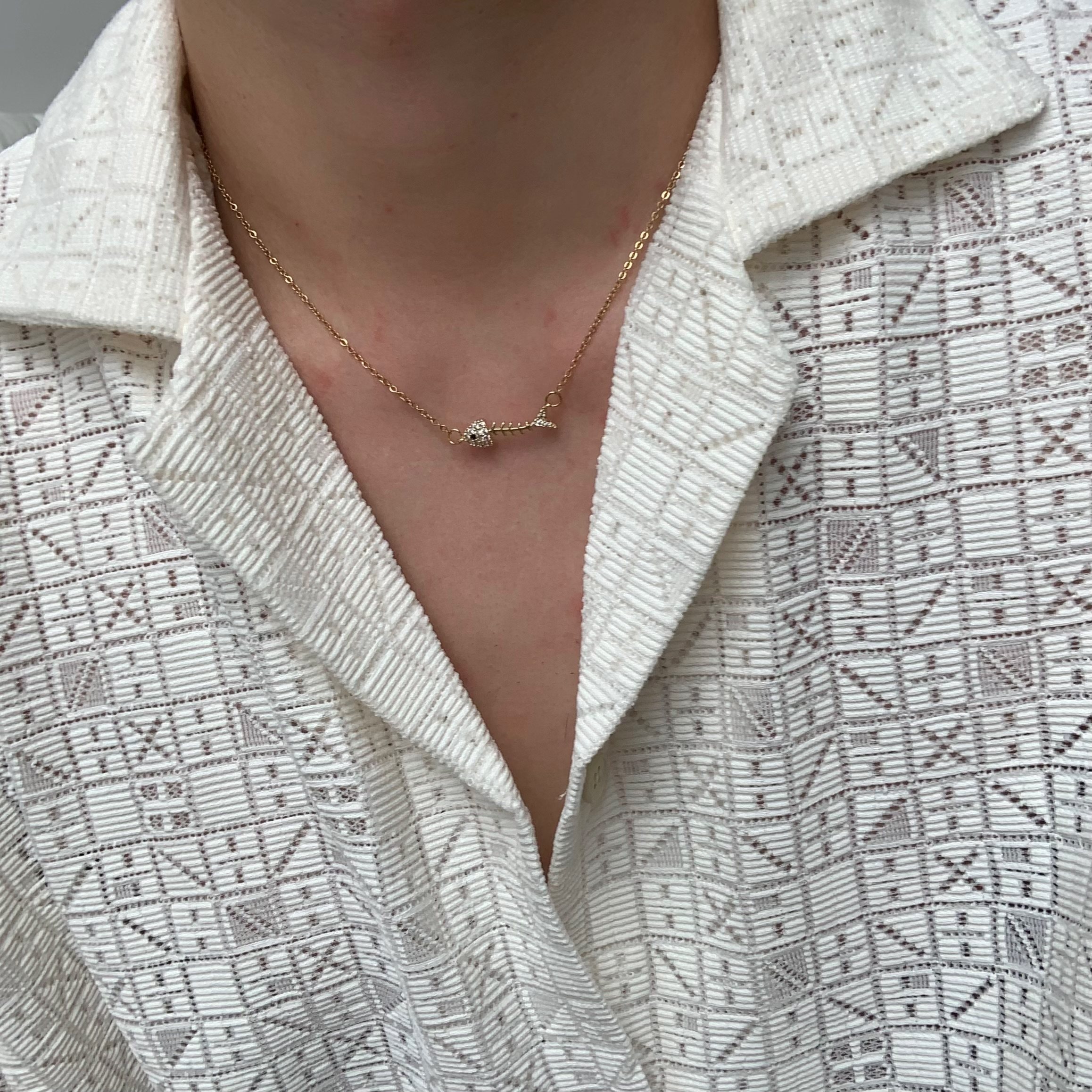 钛钢细链情侣饰品不掉色